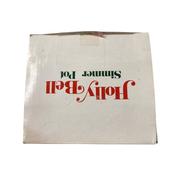 Vintage Dept 56 VTG Holly Bell Simmer Potpourri POT Stand with Jingle Bells - Picture 6 of 10